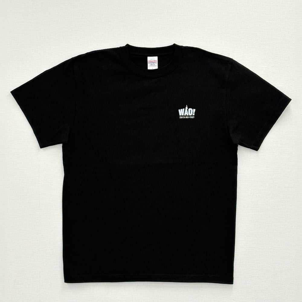 妖怪Tシャツちょうちんお化け_バックプリント_BL｜ワオショップ