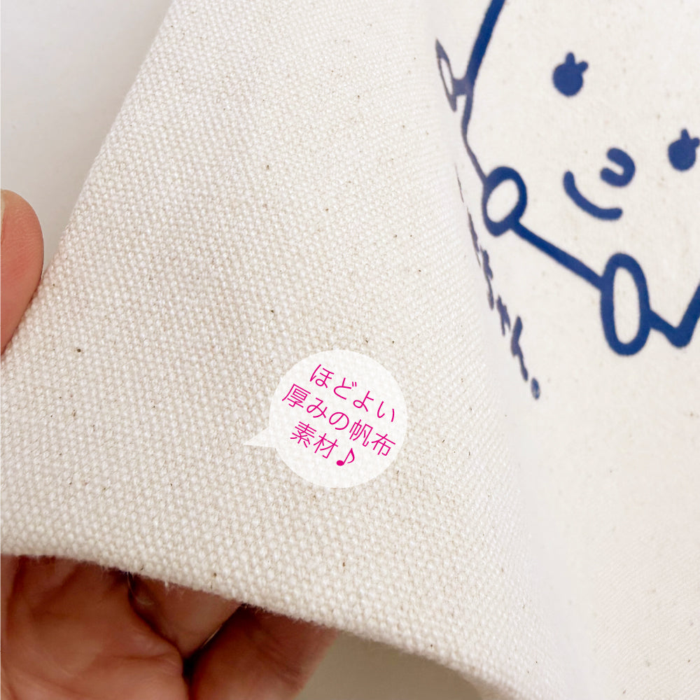 ごうかくクン＆えまちゃんトートバッグ_ナチュラル｜ワオショップ