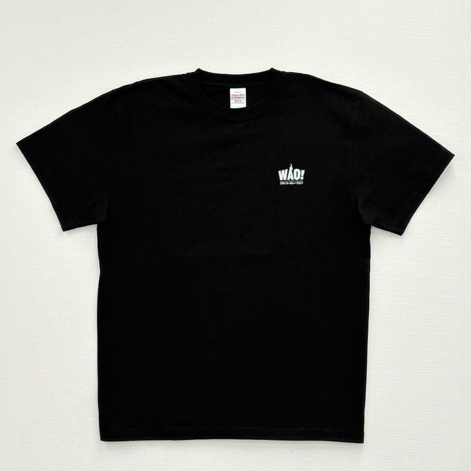 妖怪Tシャツちょうちんお化け_バックプリント_BL