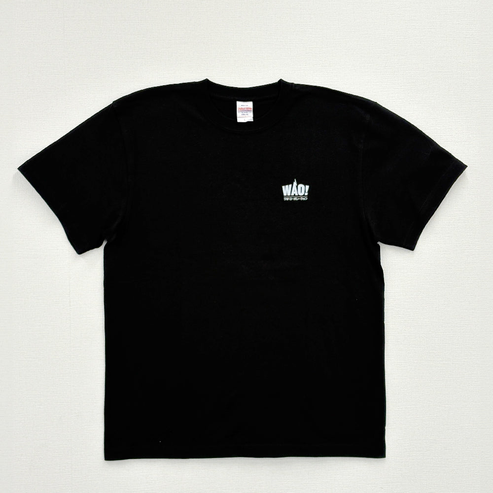 妖怪Tシャツ河童_バックプリント_BL