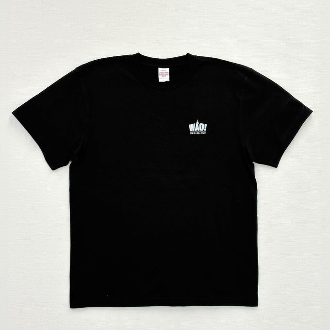 妖怪Tシャツ河童_バックプリント_BL